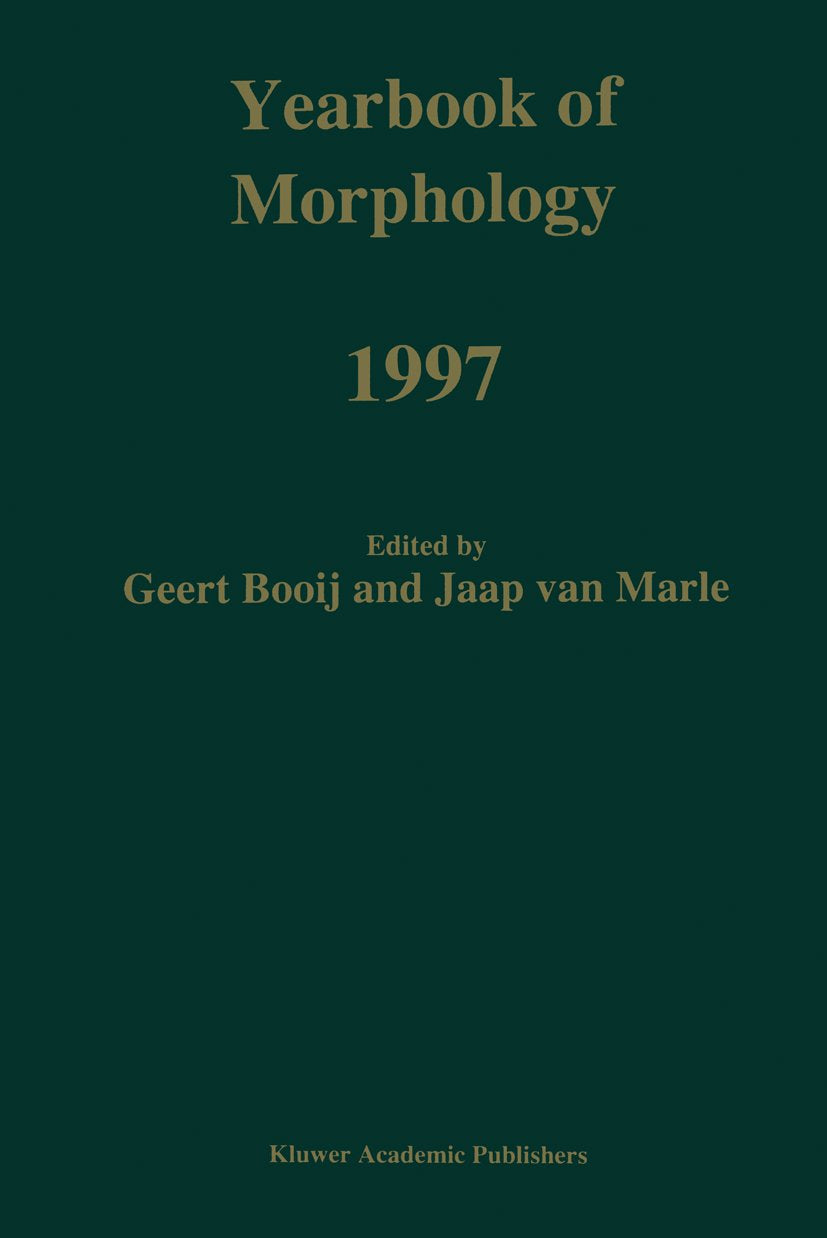 Yearbook of Morphology