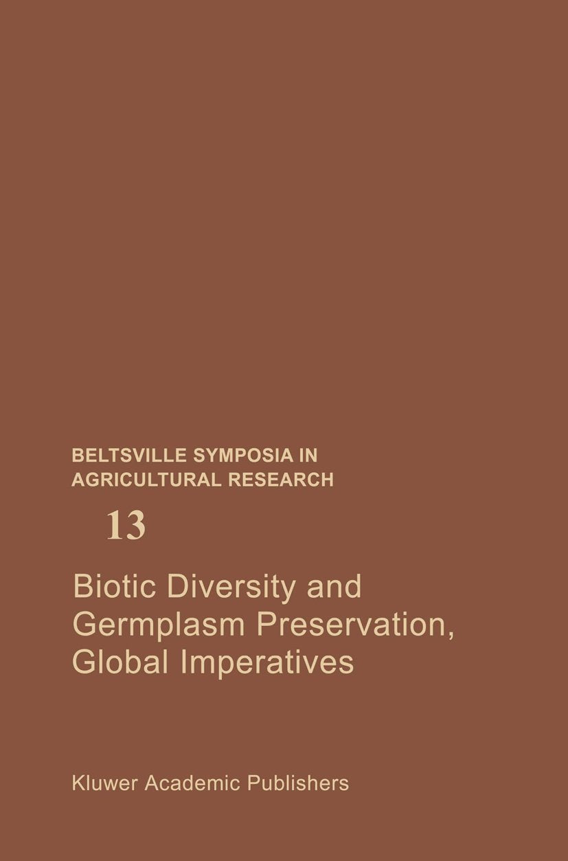 Beltsville Symposia in Agricultural Research