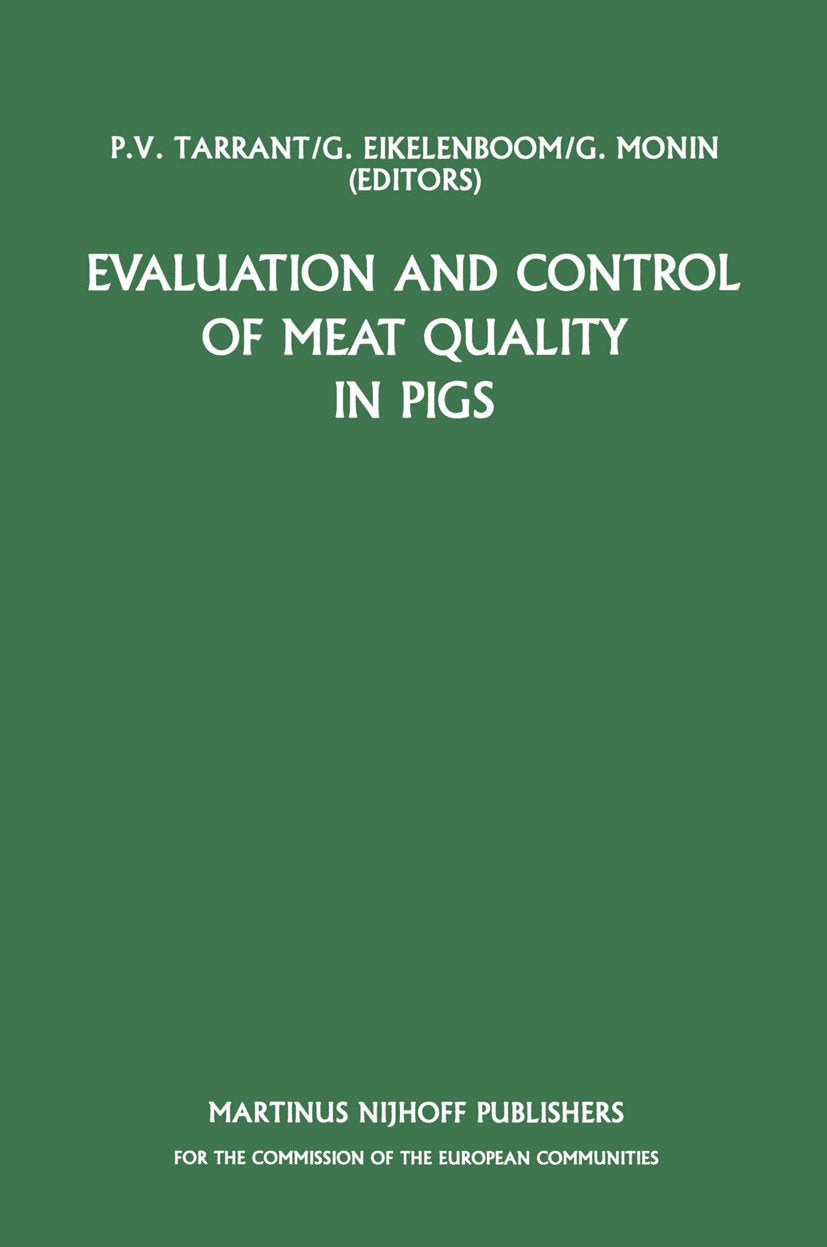 Evaluation and Control of Meat Quality in Pigs