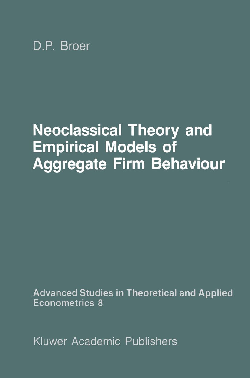 Advanced Studies in Theoretical and Applied Econometrics