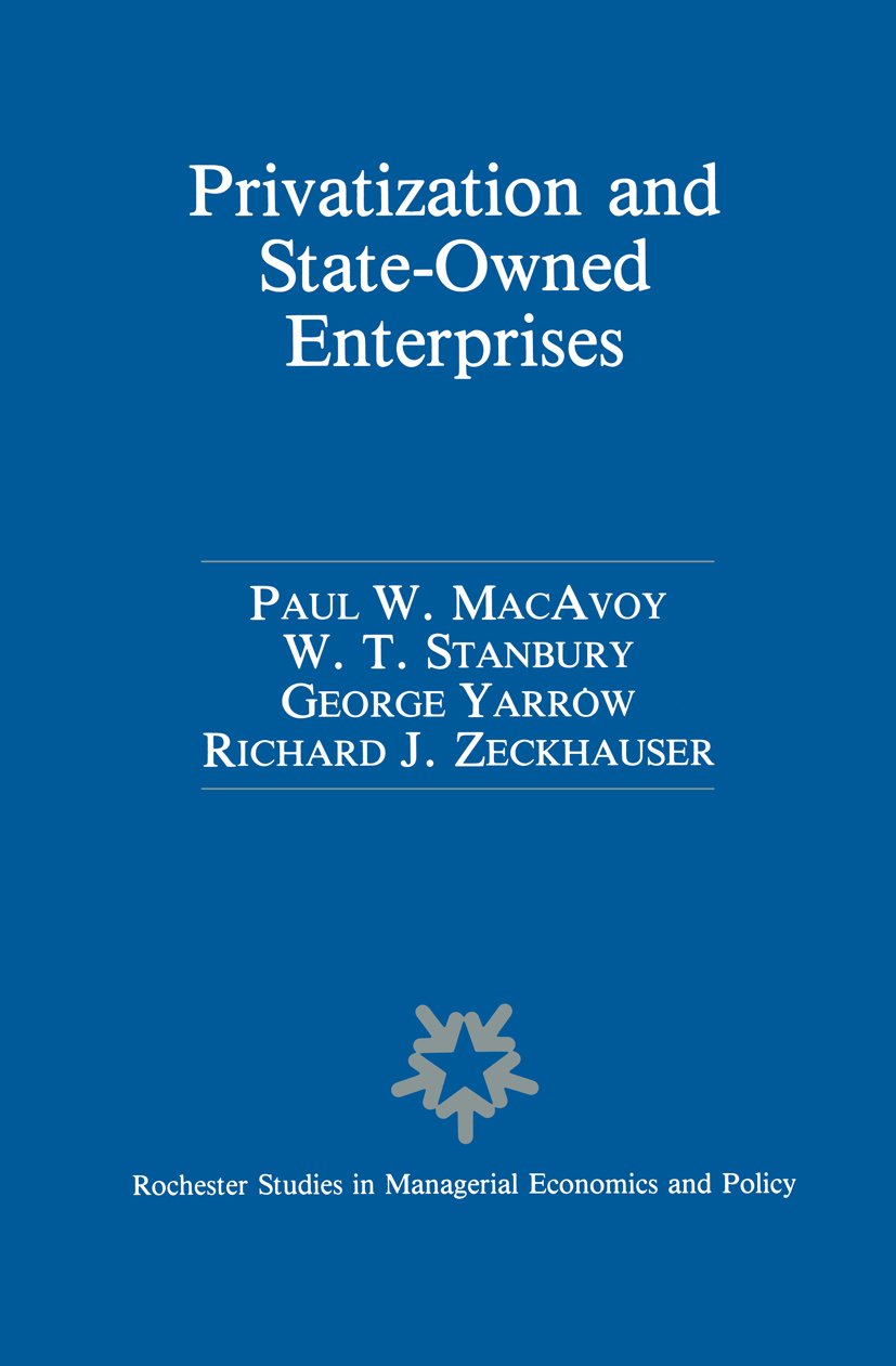 Rochester Studies in Managerial Economics and Policy
