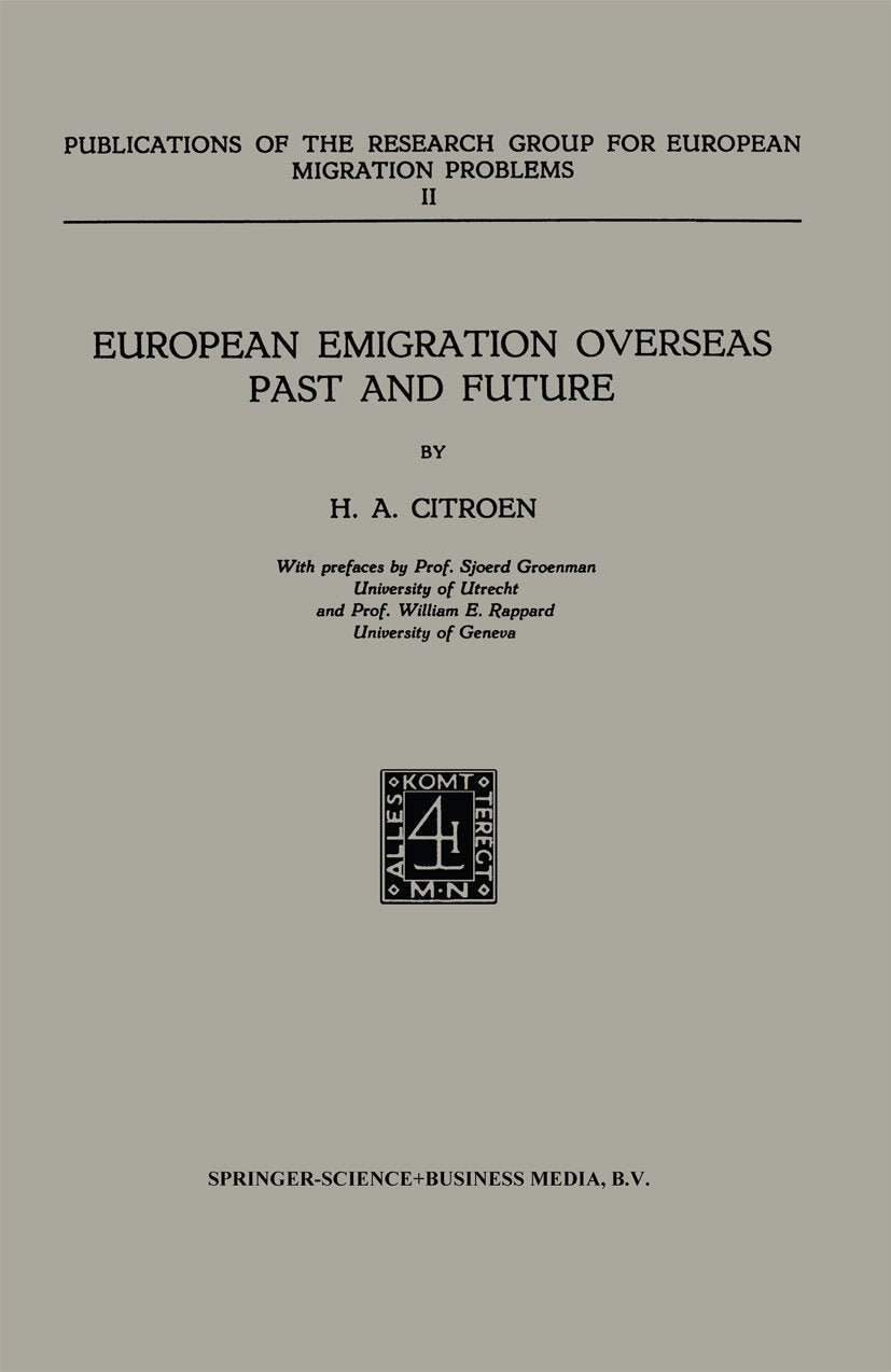 Publications of the Research Group for European Migration Problems