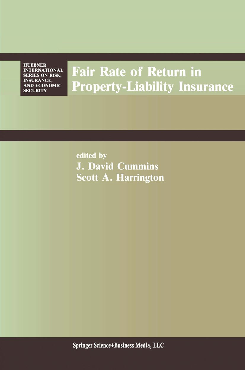 Huebner International Series on Risk, Insurance and Economic Security