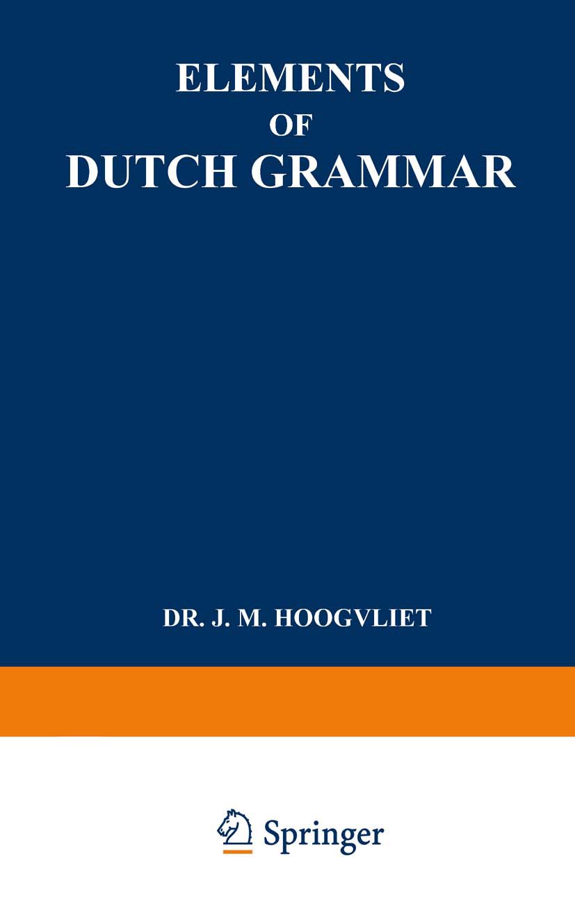 Elements of Dutch Grammar