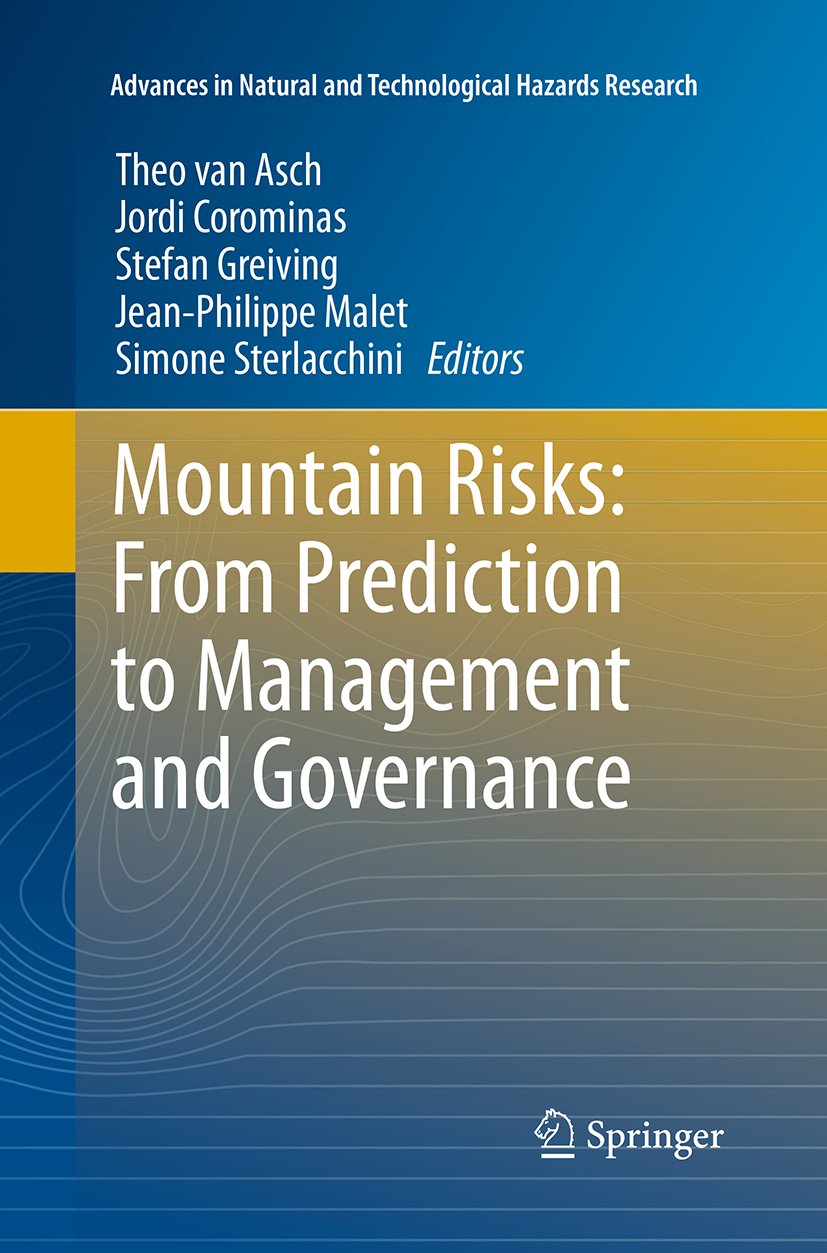 Advances in Natural and Technological Hazards Research