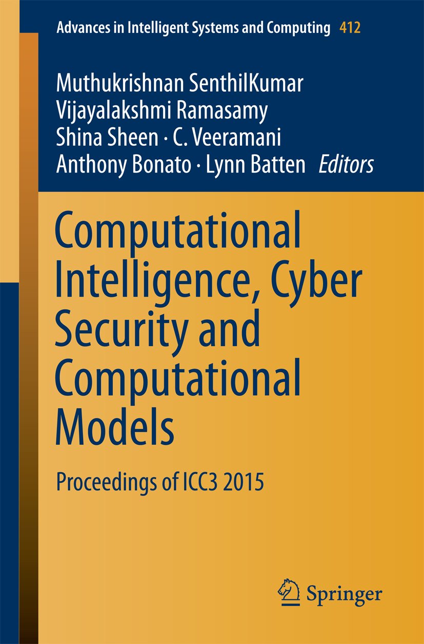Advances in Intelligent Systems and Computing