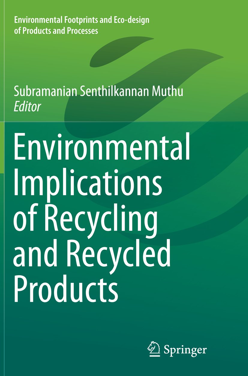 Environmental Footprints and Eco-design of Products and Processes