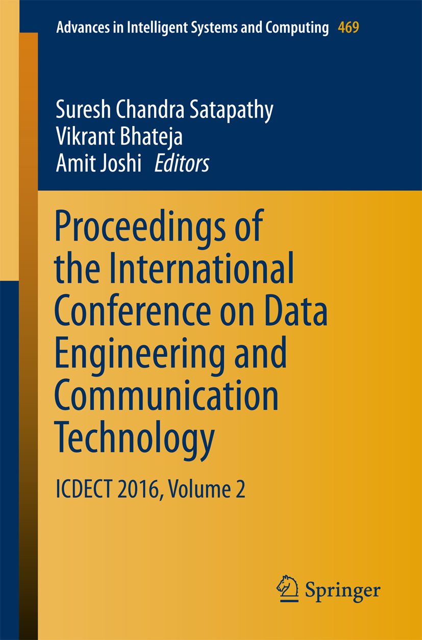 Advances in Intelligent Systems and Computing