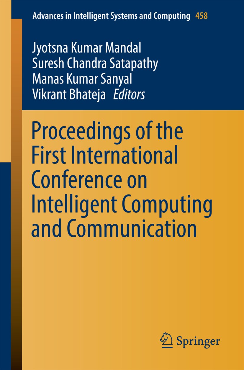 Advances in Intelligent Systems and Computing