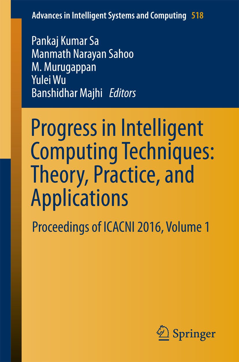 Advances in Intelligent Systems and Computing
