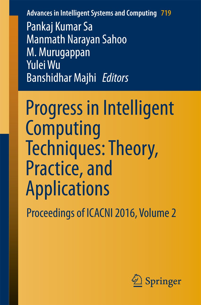 Advances in Intelligent Systems and Computing