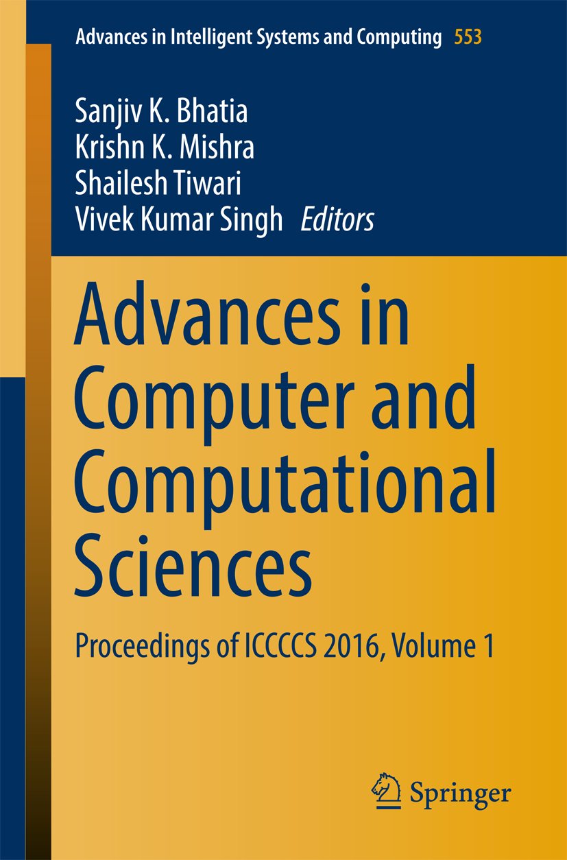 Advances in Intelligent Systems and Computing