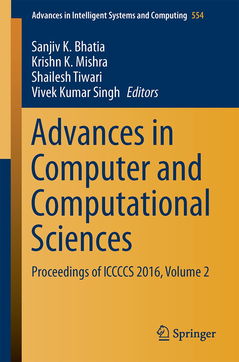 Advances in Intelligent Systems and Computing