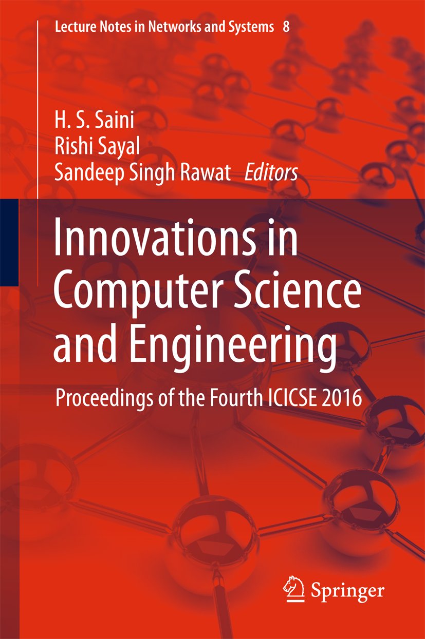 Lecture Notes in Networks and Systems