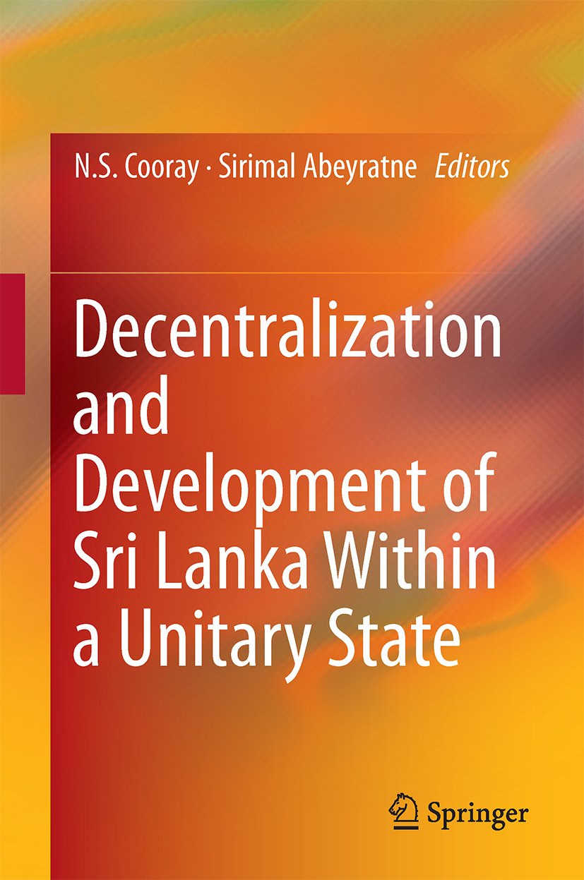 Decentralization and Development of Sri Lanka Within a Unitary State