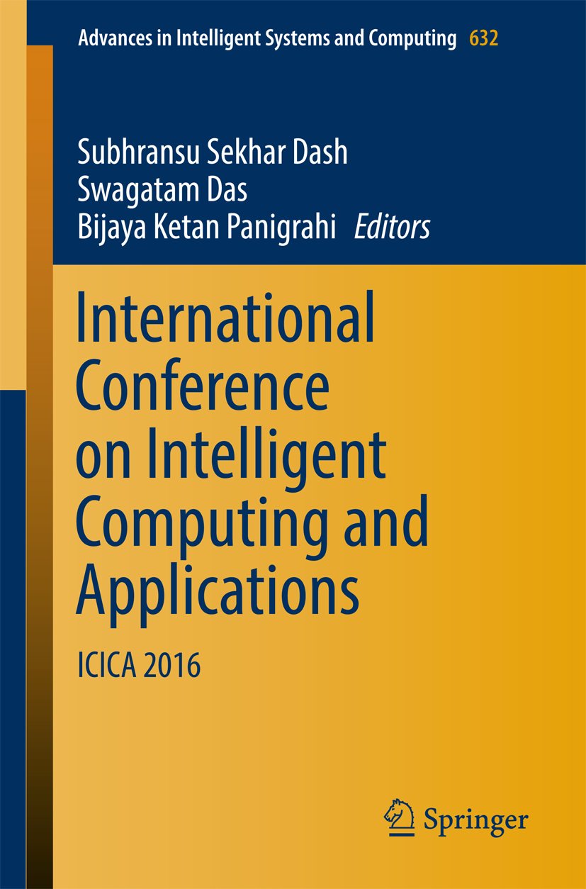 Advances in Intelligent Systems and Computing