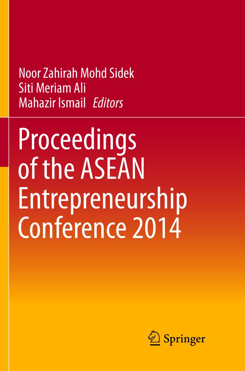 Proceedings of the ASEAN Entrepreneurship Conference 2014