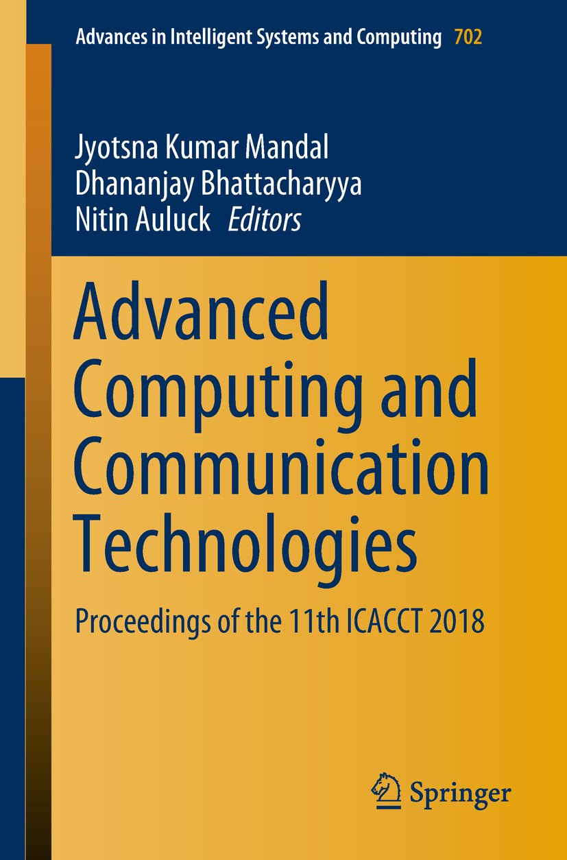 Advances in Intelligent Systems and Computing