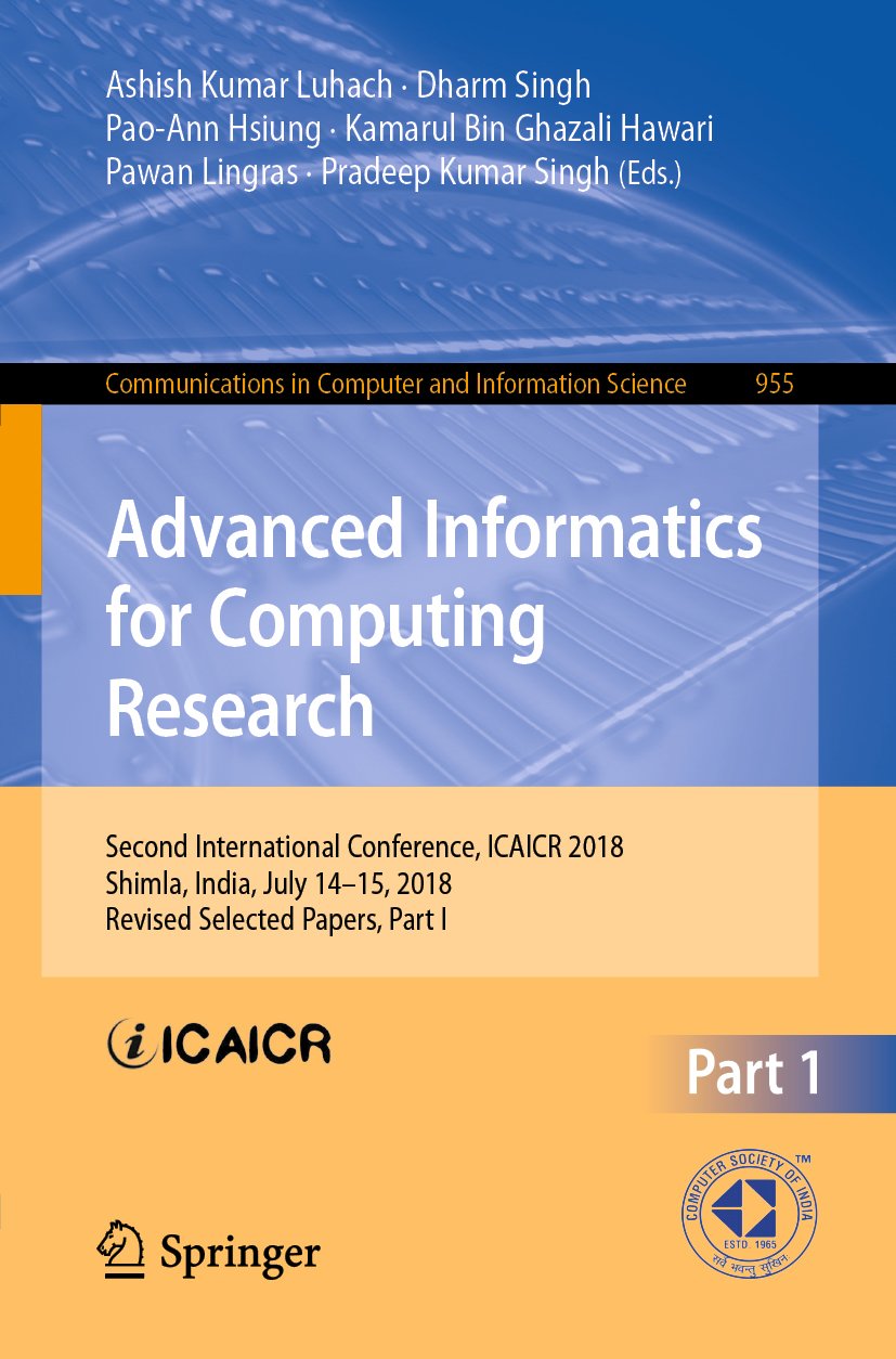 Communications in Computer and Information Science