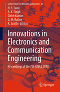 Lecture Notes in Networks and Systems