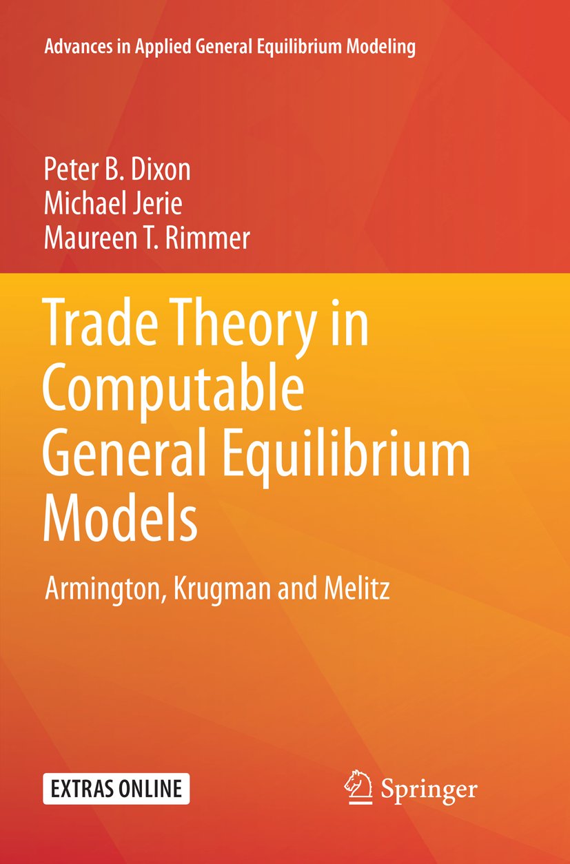 Advances in Applied General Equilibrium Modeling