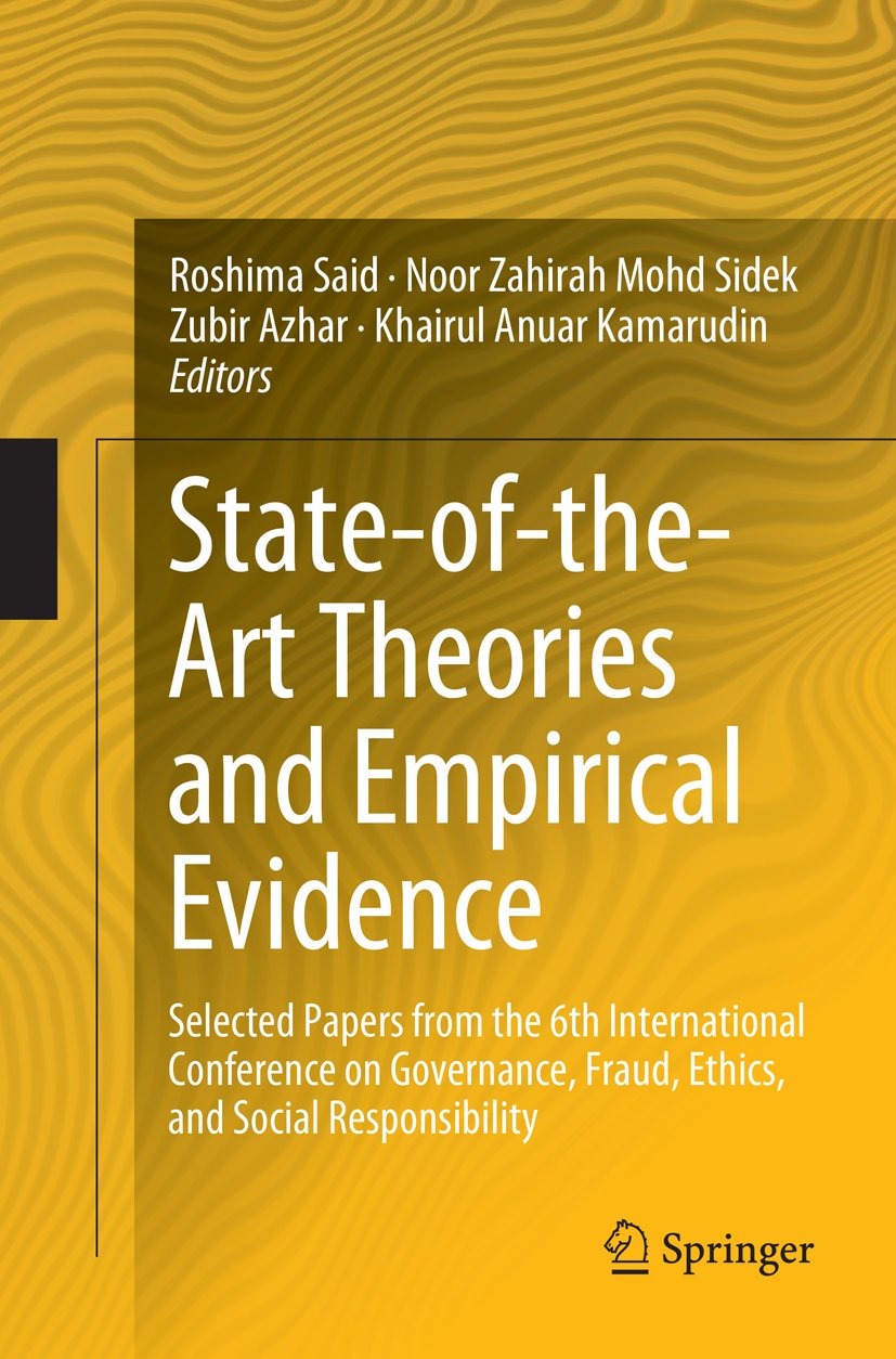 Accounting, Finance, Sustainability, Governance & Fraud: Theory and Application