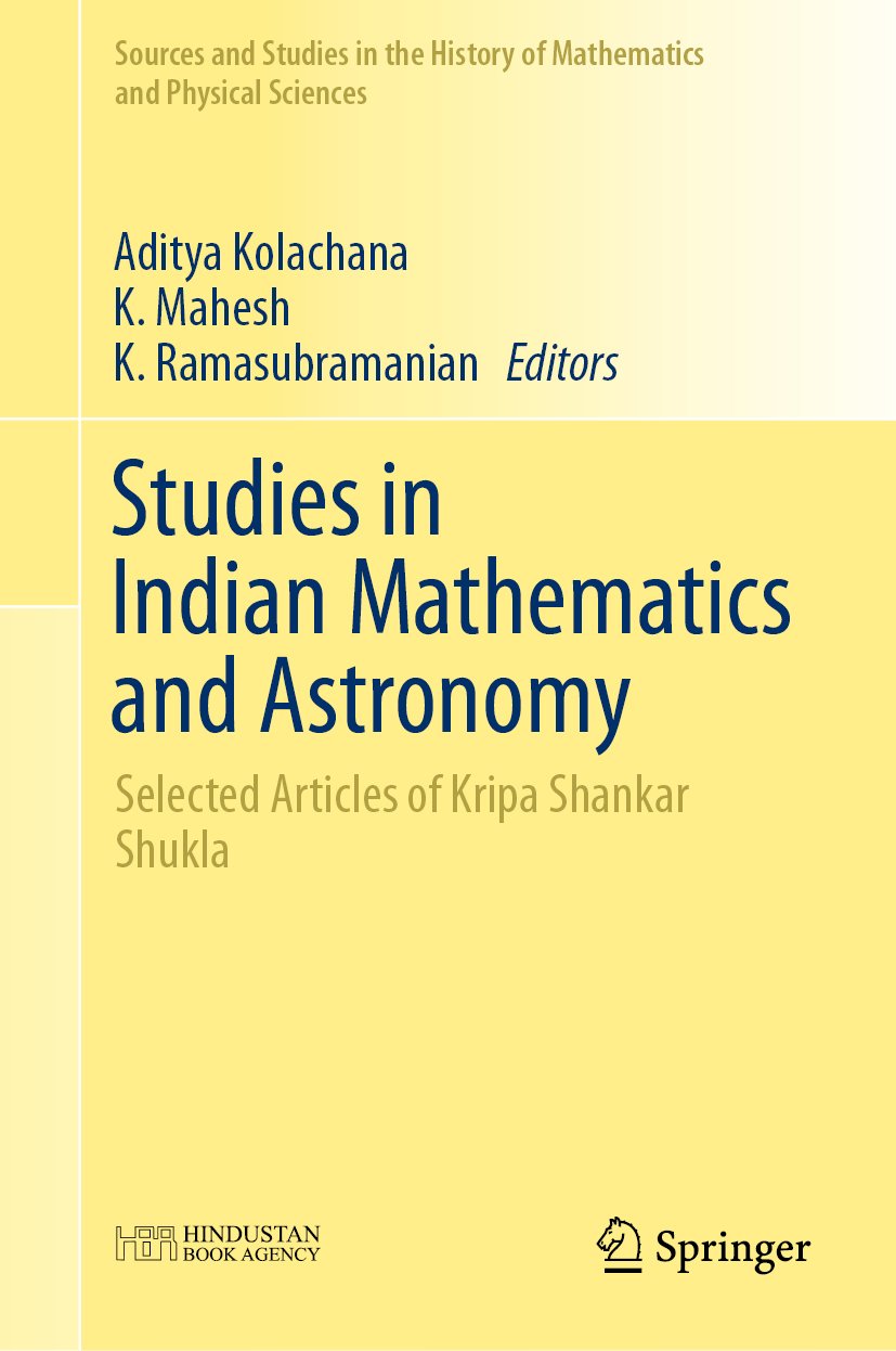 Sources and Studies in the History of Mathematics and Physical Sciences
