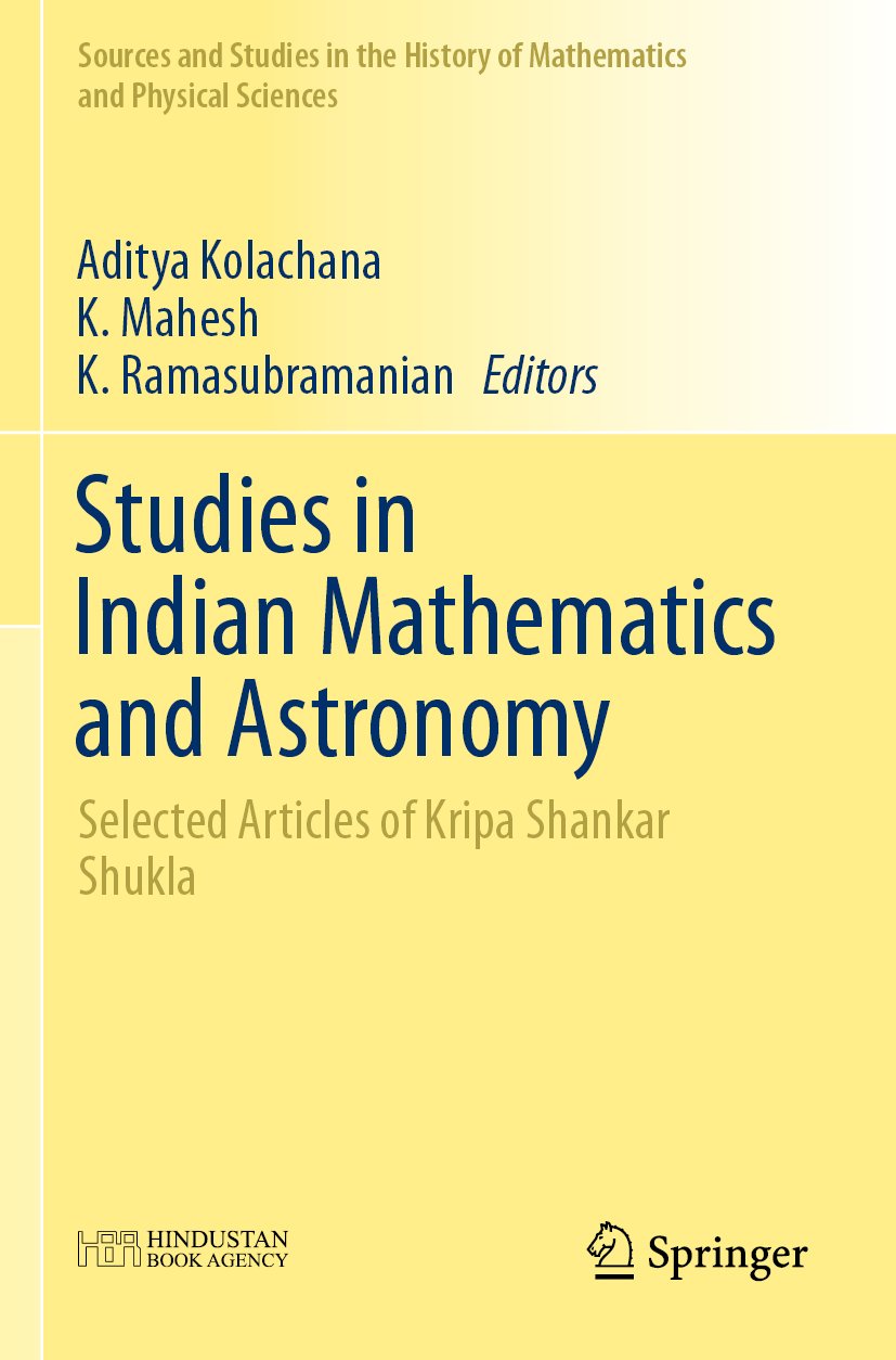Sources and Studies in the History of Mathematics and Physical Sciences
