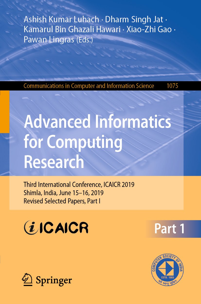 Communications in Computer and Information Science