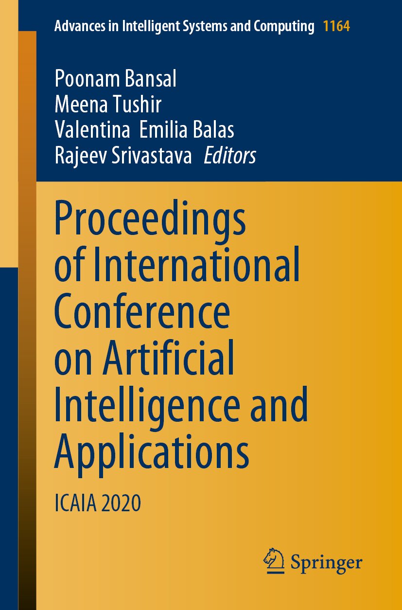 Advances in Intelligent Systems and Computing