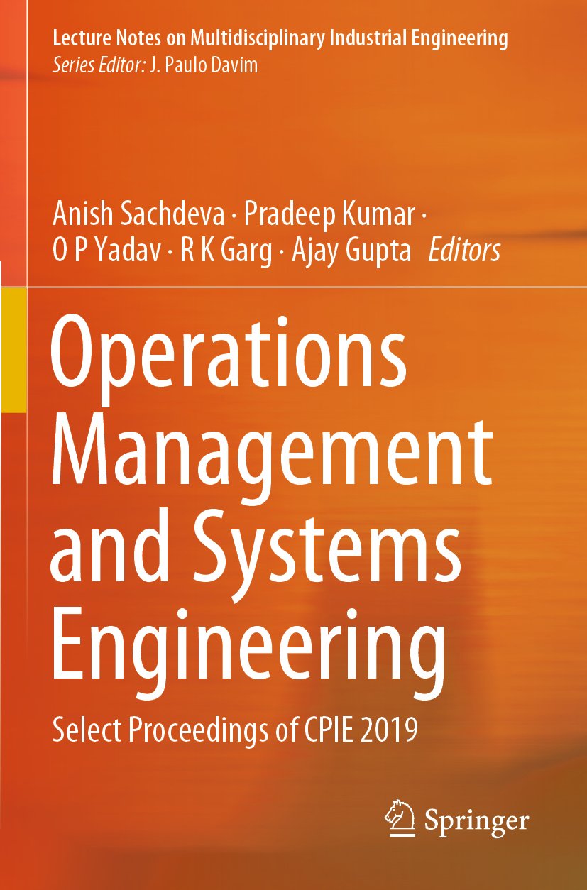 Lecture Notes on Multidisciplinary Industrial Engineering