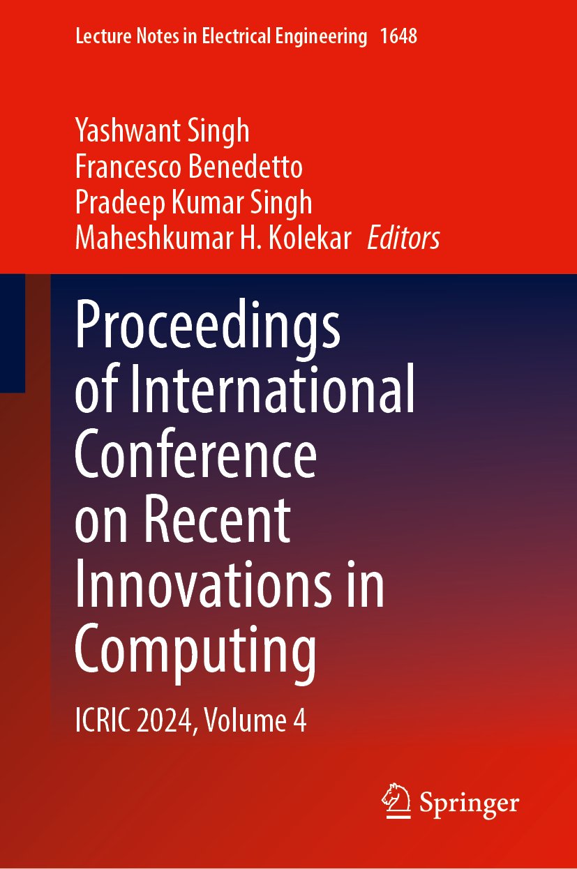 Proceedings of International Conference on Recent Innovations in Computing