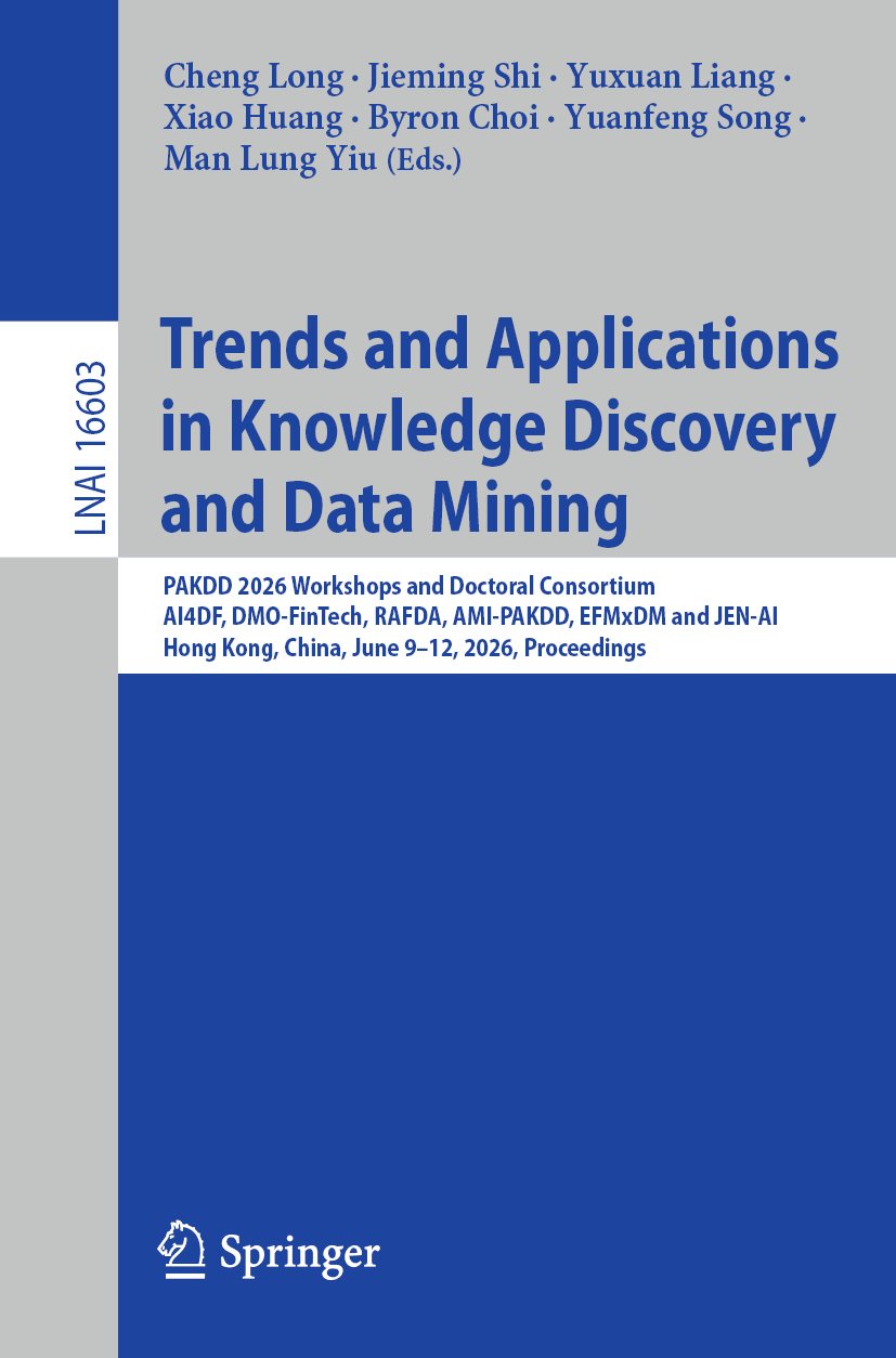 Trends and Applications in Knowledge Discovery and Data Mining