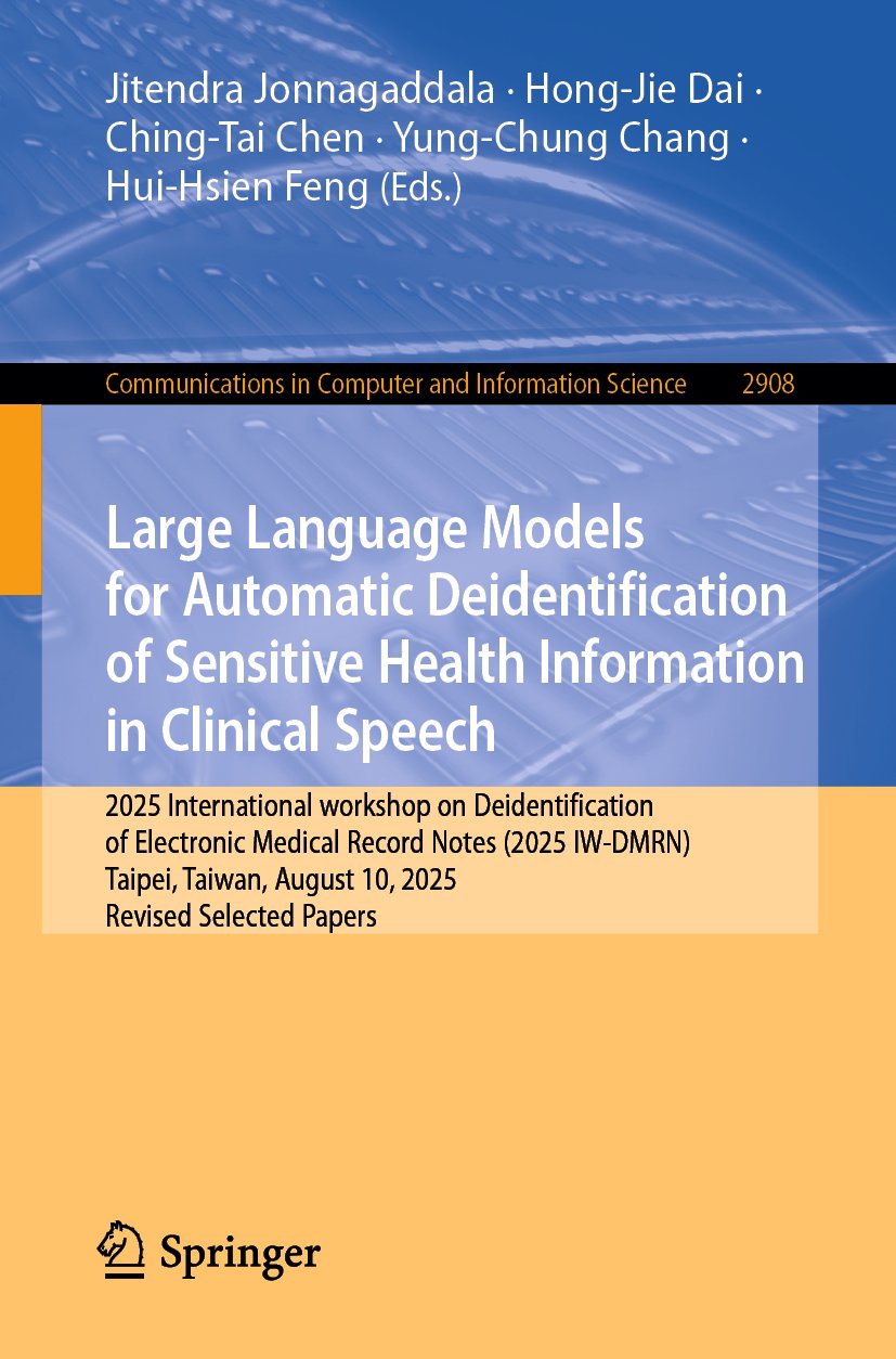 Large Language Models for Automatic Deidentification of Sensitive Health Information in Clinical Speech