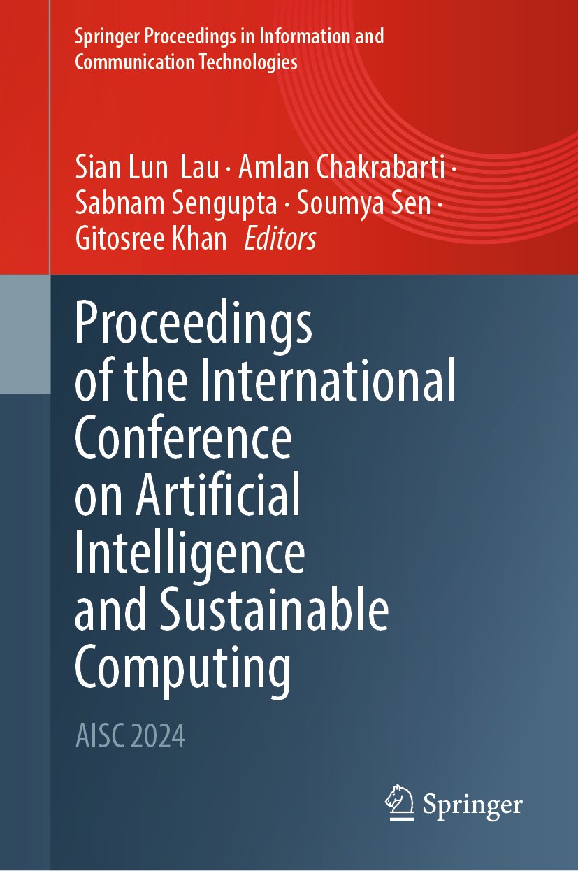 Proceedings of the International Conference on Artificial Intelligence and Sustainable Computing
