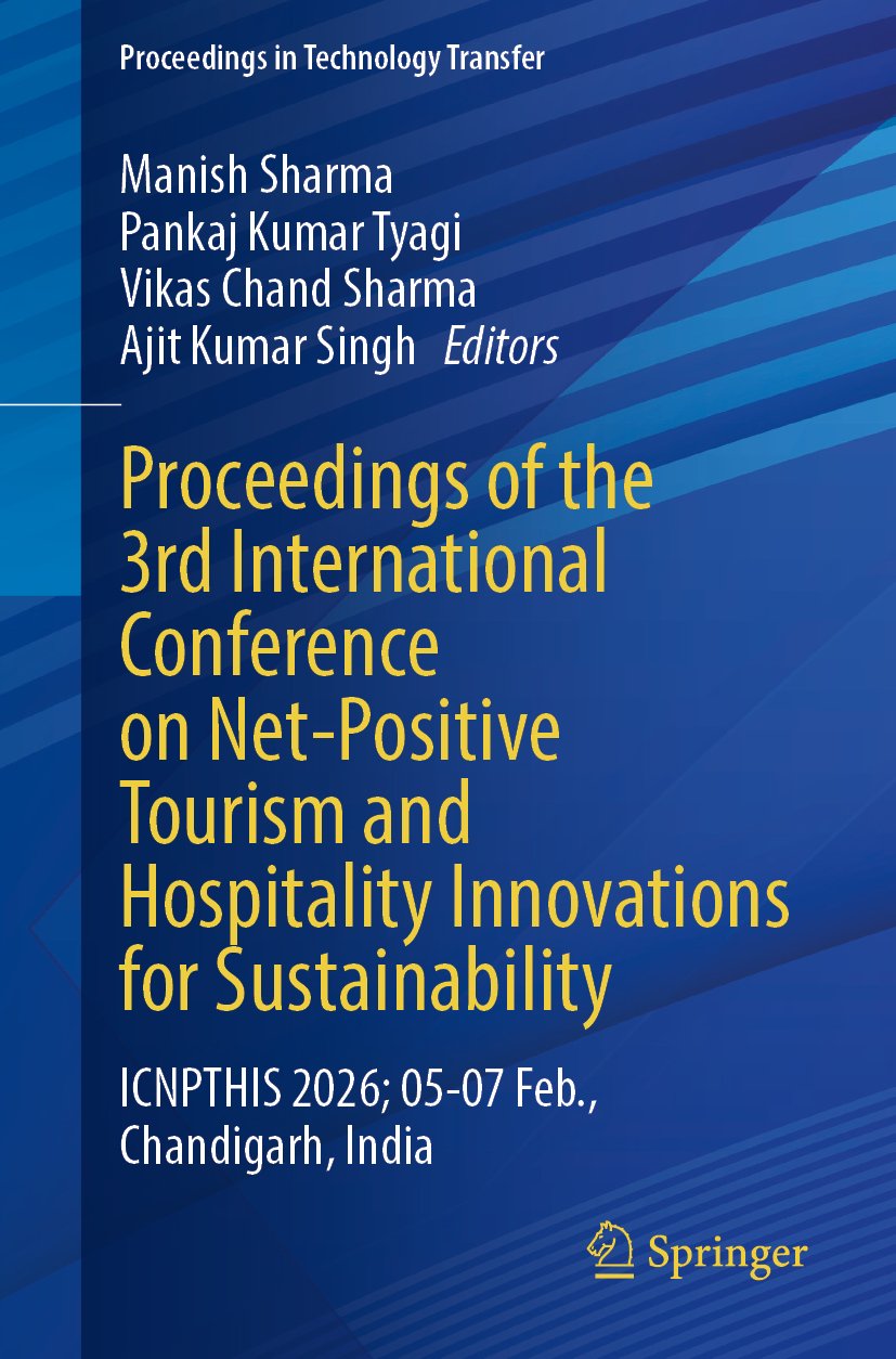 Proceedings of the 3rd International Conference on Net-Positive Tourism and Hospitality Innovations for Sustainability