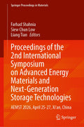 Proceedings of the 2nd International Symposium on Advanced Energy Materials and Next-Generation Storage Technologies