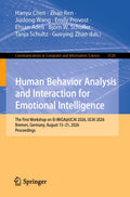 Human Behavior Analysis and Interaction for Emotional Intelligence