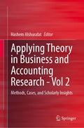 Applying Theory in Business and Accounting Research - Vol 2