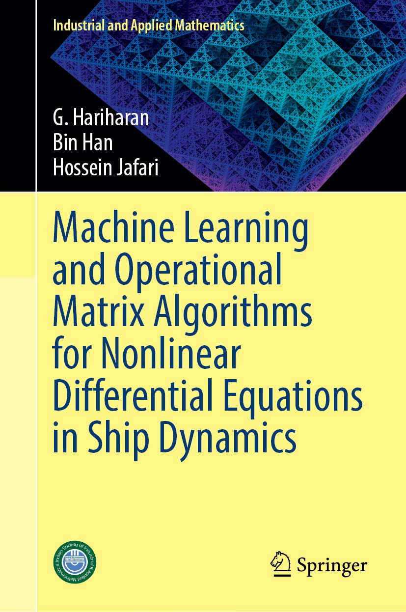 Machine Learning and Operational Matrix Algorithms for Nonlinear Differential Equations in Ship Dynamics