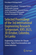 Selected Proceedings of the 3rd International Engineering Research Symposium, IERS 2025, 30 October, Colombo, Sri Lanka