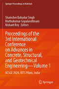 Proceedings of the 3rd International Conference on Advances in Concrete, Structural, and Geotechnical Engineering—Volume 1