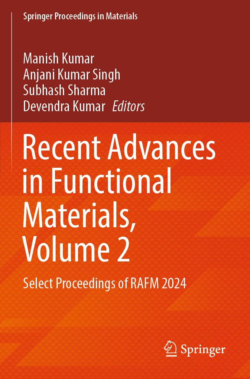 Recent Advances in Functional Materials, Volume 2