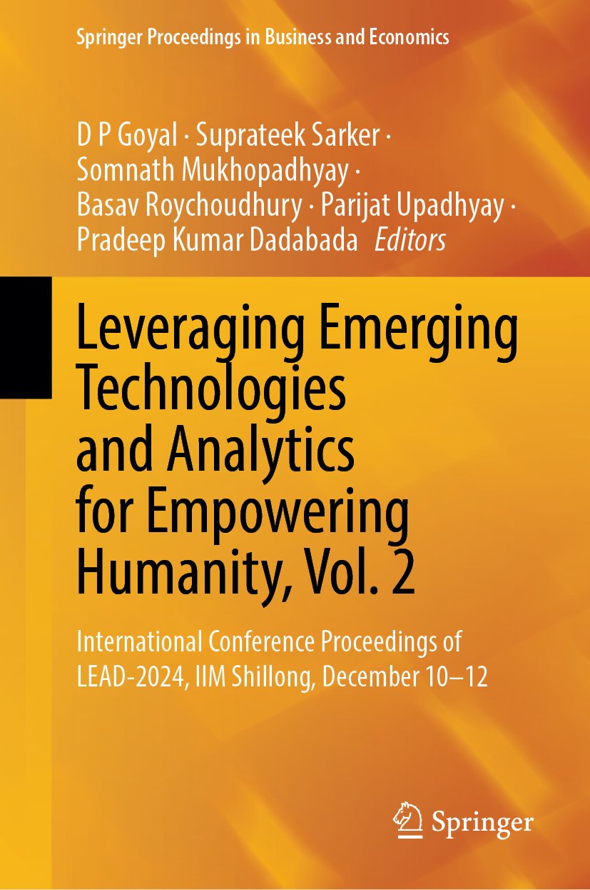 Springer Proceedings in Business and Economics: International Conference Proceedings of LEAD-2024, IIM Shillong, December 10–12