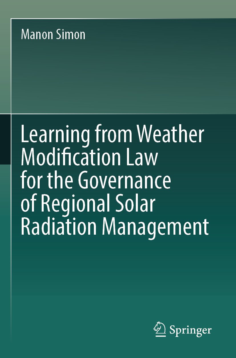 Learning from Weather Modification Law for the Governance of Regional Solar Radiation Management