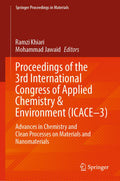 Proceedings of the 3rd International Congress of Applied Chemistry & Environment (ICACE–3)