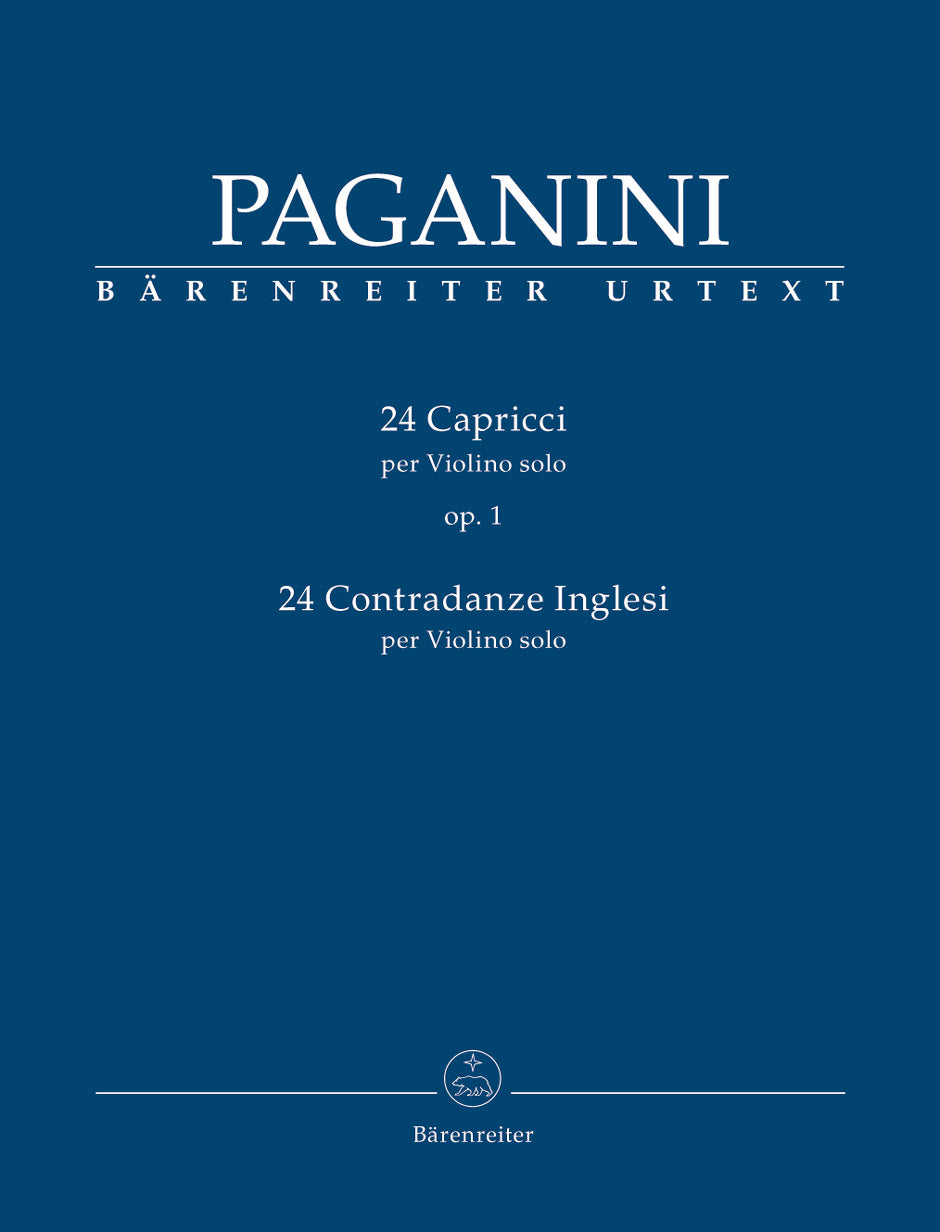 24 Capricci op. 1 per Violino Solo
24 Contradanze inglesi per Violino Solo