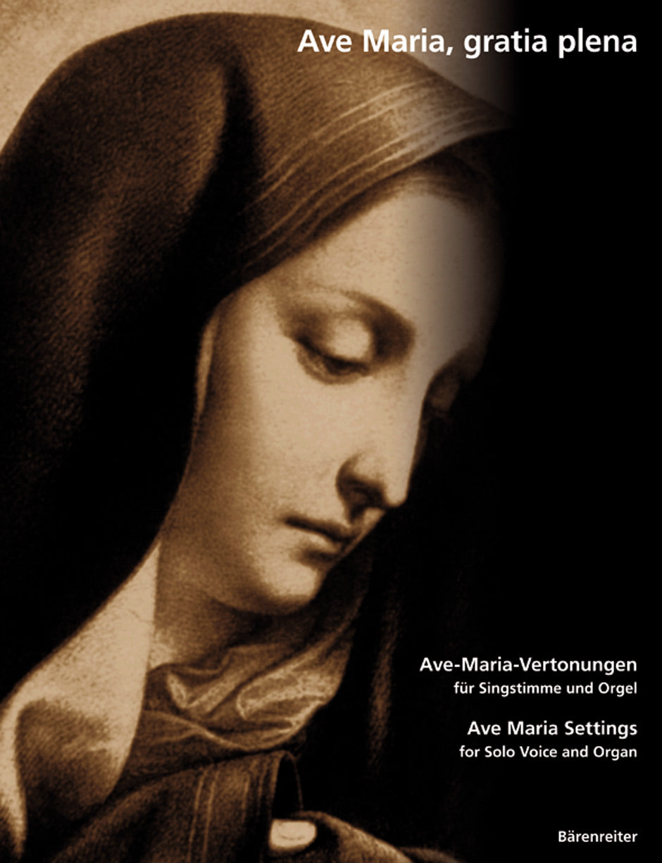 Ave Maria, gratia plena
Ava Maria settings for voice and Organ (Lat)