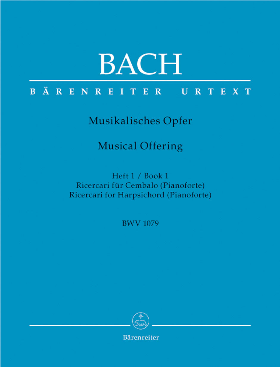 Musical Offering BWV 1079
Vol. 1: Ricercari for Harpsichord