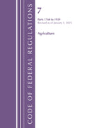 Code of Federal Regulations, Title 07 Agriculture 1760-1939, Revised as of January 1, 2025